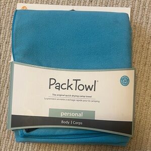 PackTowl Quick Drying Camp Towel Personal Body 25x54 in. Microfiber Odor Control